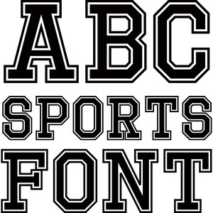 silhouette design store view design 230920 sports font sports fonts