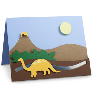 Download Silhouette Design Store View Design 138530 Dinosaur Motion Card PSD Mockup Templates