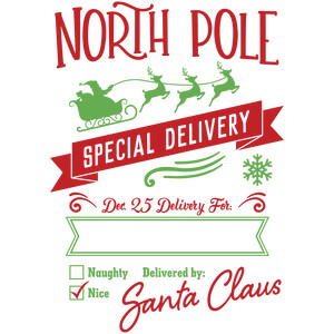 Silhouette Design Store - View Design #231830: santa sack north pole