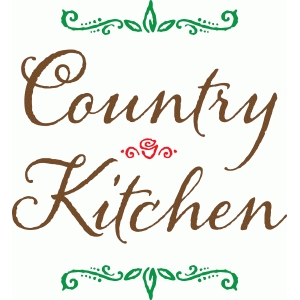 Silhouette Design Store View Design 55630 Country Kitchen Stencil Or Wall Vinyl
