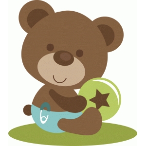 Silhouette Design Store - View Design #61860: baby bear