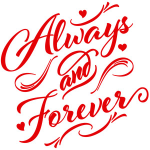 Silhouette Design Store - View Design #117380: always and forever
