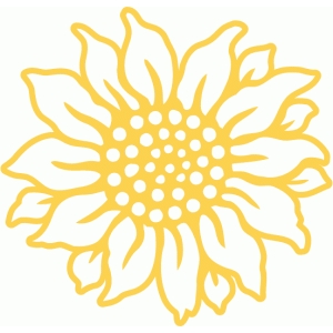 Download Silhouette Design Store - View Design #85690: sunflower ...