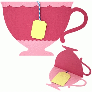 silhouette design store view design 47201 amanda mcgee tea cup card