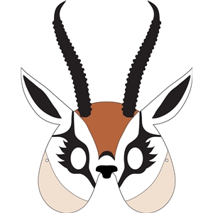 Silhouette Design Store - View Design #32911: gazelle mask