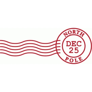 Silhouette Design Store - View Design #70631: north pole postmark