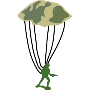 paratrooper toy soldier