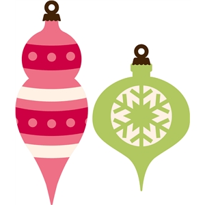 Silhouette Design View 23191 2 Vintage Christmas Silhouette Design View 23191 2 Vintage Christmas Ornaments