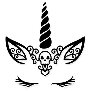 Download Silhouette Design Store View Design 278191 Halloween Unicorn PSD Mockup Templates