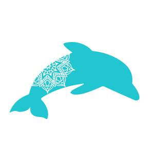 Silhouette Design Store View Design 275822 Dolphin Mandala
