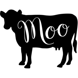 Download Silhouette Design Store View Design 247072 Farmhouse Cow PSD Mockup Templates