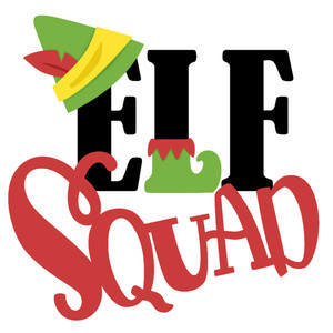 Silhouette Design Store View Design 230482 Elf Squad Christmas Phrase