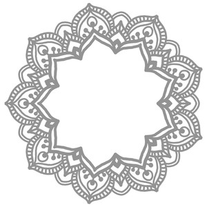 Download Silhouette Design Store View Design 297282 Mandala Flower Monogram 3D SVG Files Ideas | SVG, Paper Crafts, SVG File