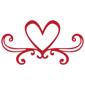 Silhouette Design Store View Design 173113 Fancy Heart