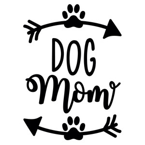 Silhouette Design Store View Design 198613 Dog Mom Arrow