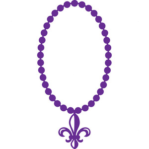 Silhouette Design Store View Design 173023 Mardi Gras Beads
