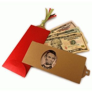 envelope money gift window shape silhouette
