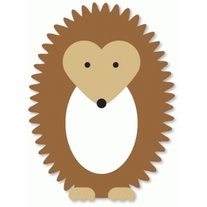 Silhouette Design Store - View Design #37333: hedgehog