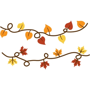 silhouette design store view design 34753 autumn leaf borders