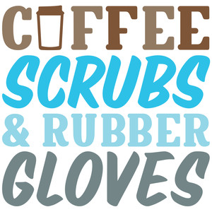 Download Silhouette Design Store View Design 268673 Coffee Scrubs Rubber Gloves 3D SVG Files Ideas | SVG, Paper Crafts, SVG File
