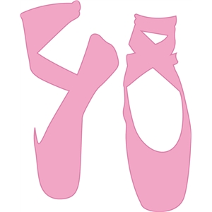Silhouette Design Store - View Design #4693: ballet shoes