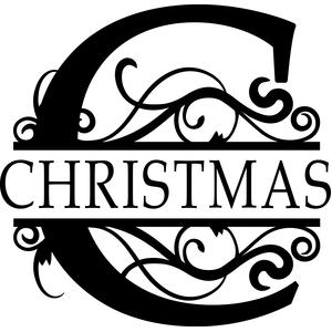 Silhouette design store  view design 109804 christmas flourished c Silhouette design store  view design 109804 christmas flourished c