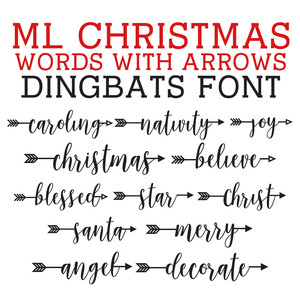 silhouette design store view design 231314 ml christmas words