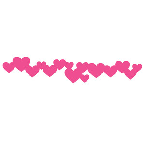 silhouette design store view design 113764 cascade heart banner