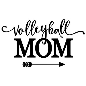 Silhouette Design Store View Design 213874 Volleyball Mom Phrase