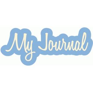 silhouette design store view design 36984 my journal the word journal