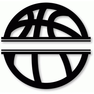 Silhouette Design Store View Design 57984 Split Basketball Wall Art