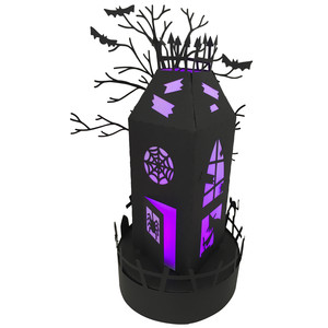 Silhouette Design Store View Design 221835 3d Haunted House Luminary