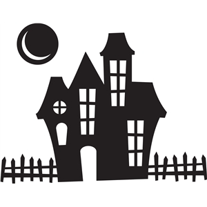 Download Silhouette Design Store - View Design #32445: haunted house
