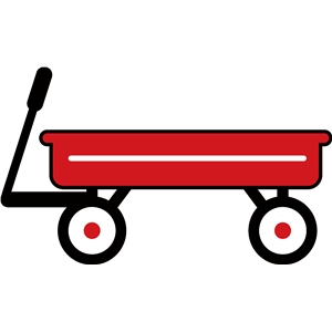 Silhouette Design Store - View Design #6445: red wagon