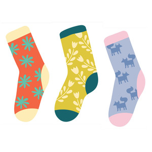 Silhouette Design Store View Design 184255 Socks