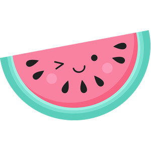 Silhouette Design Store - View Design #271865: cute watermelon