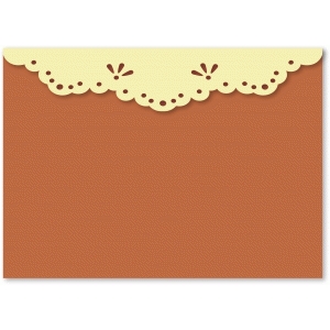 silhouette design store view design 65665 lacy flap 5x7 envelope