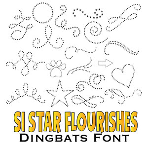 silhouette design store view design 241495 star flourishes