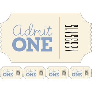 silhouette design store view design 134006 admit one ticket