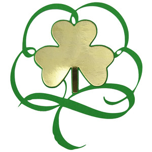 silhouette design store view design 252226 shamrock in a flourish