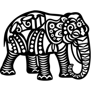 Free Tribal Elephant Svg Free 131 SVG PNG EPS DXF File