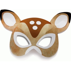 silhouette design store view design 71836 3d deer mask new years baby coloring pages