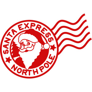 Silhouette Design Store View Design 279046 Santa Express North Pole Stamp