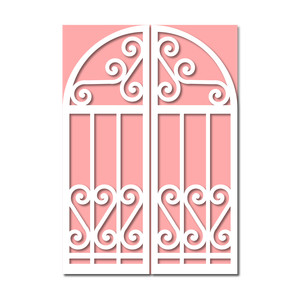 Silhouette Design Store View Design 208256 Iron Gate Gatefold Card