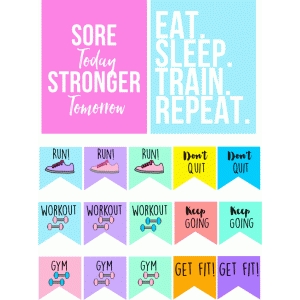 silhouette design store view design 96707 motivational workout