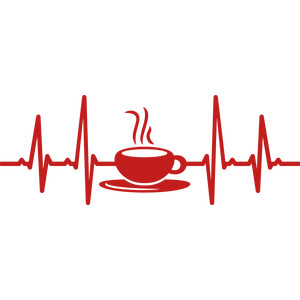 Silhouette Design Store View Design 206117 Coffee Heartbeat