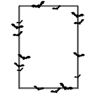 Silhouette Design View 277127 Bat Rectangle Doodle Silhouette Design View 277127 Bat Rectangle Doodle Frame