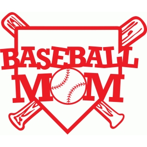 Silhouette Design Store View Design 94837 Baseball Mom