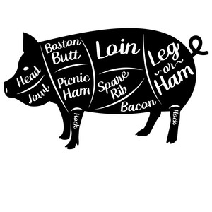 Download Silhouette Design Store View Design 253687 Farmhouse Sign Cuts Of Pig PSD Mockup Templates