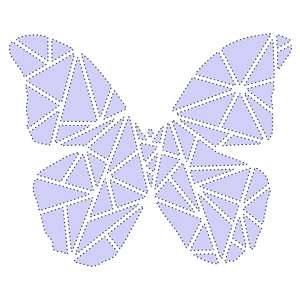 Download Silhouette Design Store View Design 320997 Sketch And Stitch Geometric Butterfly PSD Mockup Templates